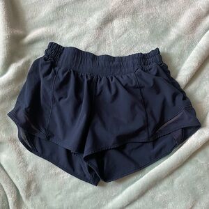 Lululemon Hotty Hot LR Navy Shorts